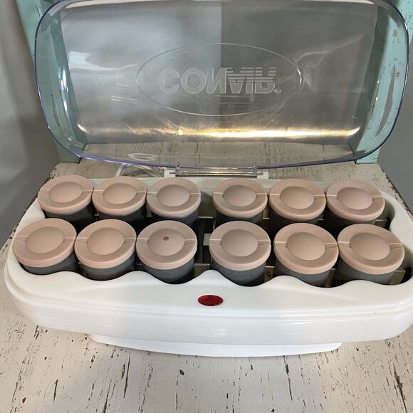 Conair Big Curls and Waves Jumbo Ceramic Hot Rollers 1 1/2 Inch - Pink - Picture 4 of 9